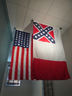 'De vlaggen van de Union en de Confederates