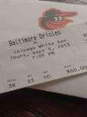 Baltimore Orioles - Chicago White Sox