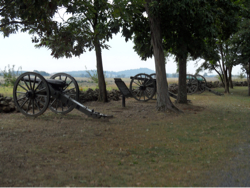 Het slagveld bij Gettysburg